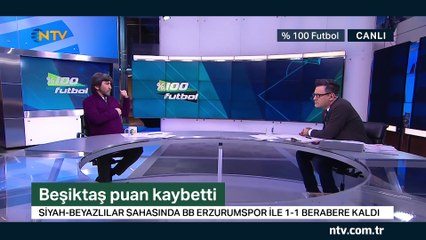 % 100 Futbol Beşiktaş - BB Erzurumspor 25 Ocak 2019