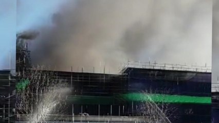 포항 초등학교 공사장서 불...인명피해 없어 / YTN