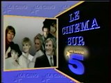 La 5 - 1988 - Jingle Cinéma, publicités