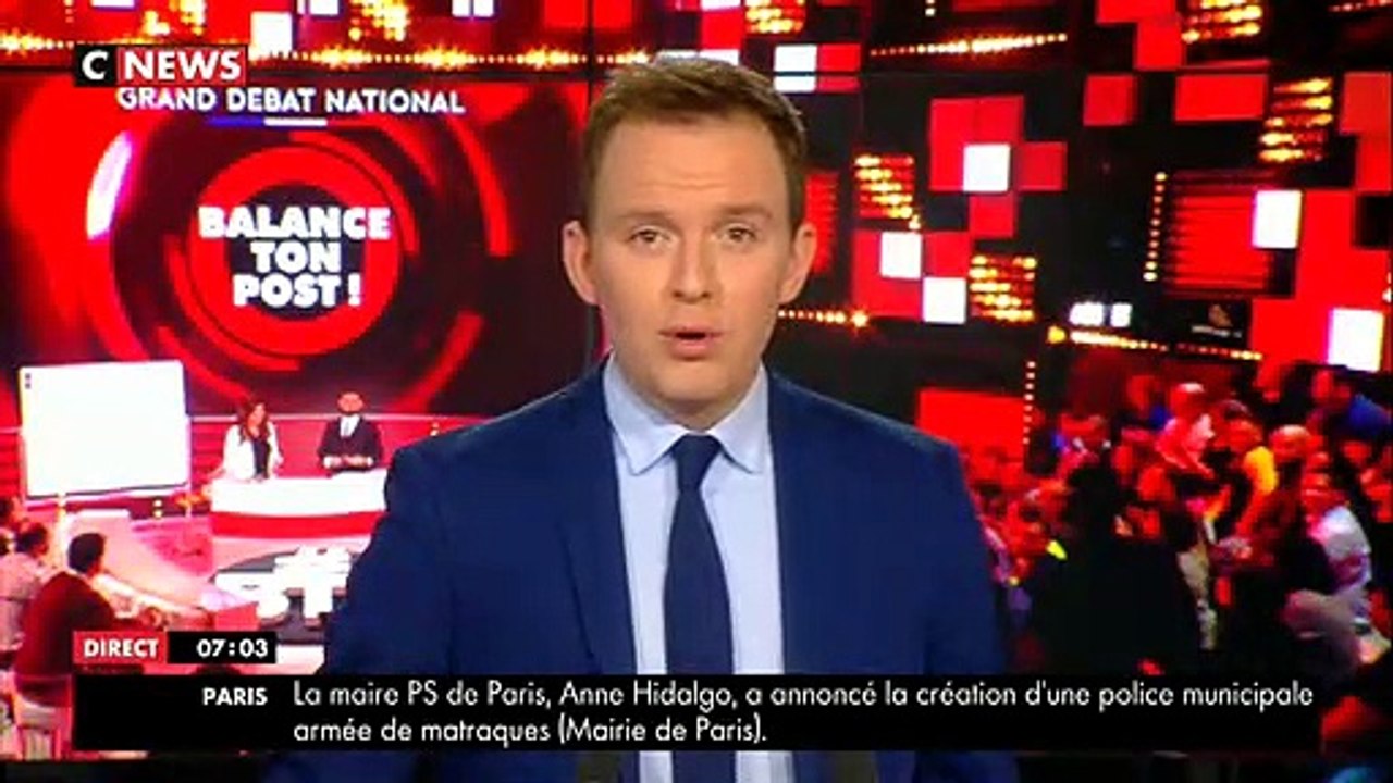 Regardez les réactions de Cyril Hanouna et Marlène Schiappa recueillis cette nuit après le Grand Débat en direct sur C8