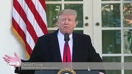 Trump cede en su pedido del muro para poner fin al "shutdown"