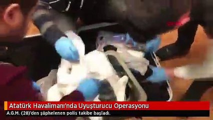 Atatürk Havalimanı'nda Uyuşturucu Operasyonu
