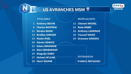 Composition de l'US Avranches MSM