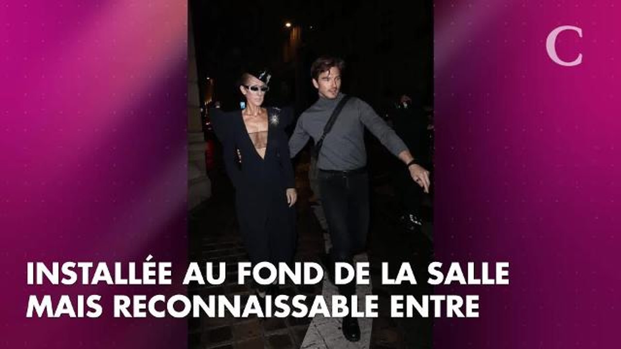 PHOTOS. Céline Dion arrive aux Folies Bergères avec Pepe Munoz et affiche un décolleté XXL