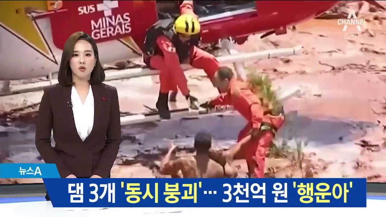 브라질 댐 3개 ‘동시 붕괴’…美 3천억 원 ‘행운아’