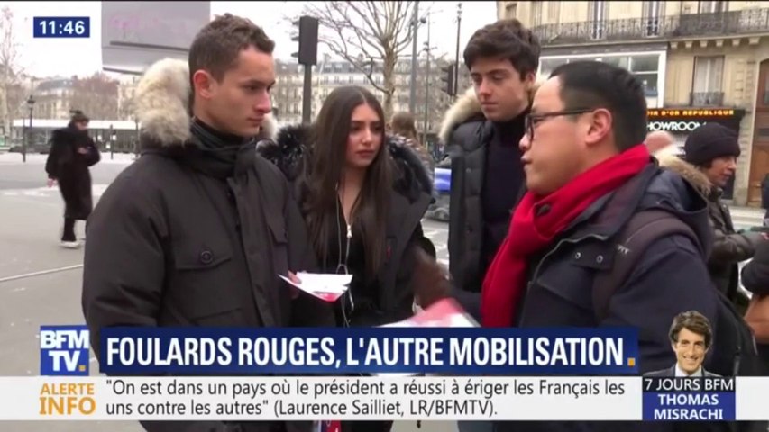 Foulards rouges: quelle est cette autre mobilisation qui défilera à Paris  dimanche? - Vidéo Dailymotion