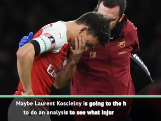 Download Video: Koscielny may have broken his jaw - Emery