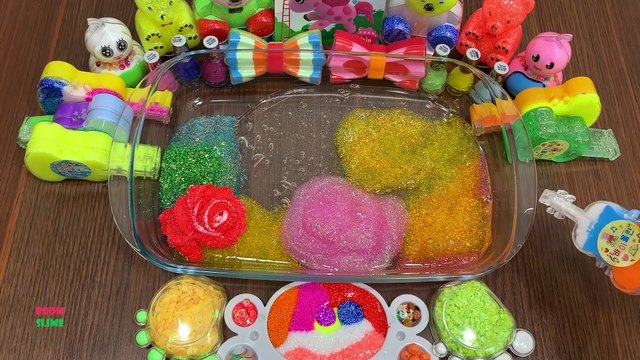MIXING ARTBEADS INTO FLOAM SLIME AND CLEAR SLIME || SLIME SMOOTHIE || MOST SATISFYING SLIME VIDEOS