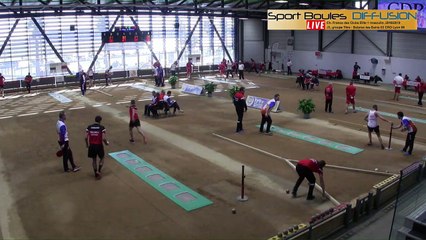 Premier tour, tir rapide en double, France Club Elite 1, J3 groupe Titre,  Balaruc-les-Bains contre CRO Lyon,  saison 2018/2019