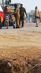 Police officials caught randed while taking bribery