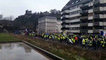 Les gilets jaunes dans les rues de Besançon