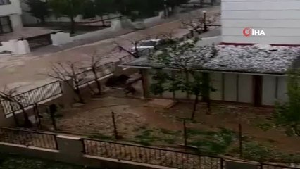 Avuç İçi Büyüklüğünde Dolular Seraları Vurdu