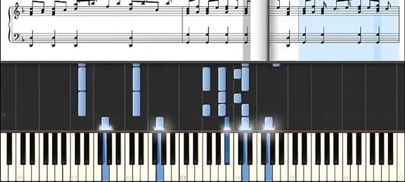 block b-jackpot piano synthesia (sheet)