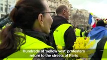 11th round of 'yellow vest' protests hit Paris streets