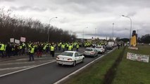 Action des Gilets Jaunes à Châtellerault