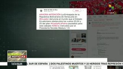Gobierno de Ecuador obstaculiza vuelos para repatriar venezolanos