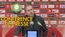 Conférence de presse AS Nancy Lorraine - AJ Auxerre (1-0) : Alain PERRIN (ASNL) - Pablo  CORREA (AJA) - 2018/2019