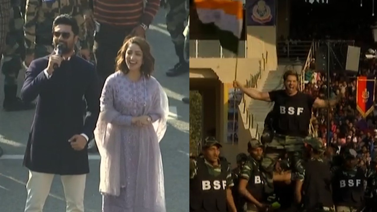 70th Republic Day: Vicky Kaushal, Varun Dhawan keep the ‘josh’ high at Wagah Border
