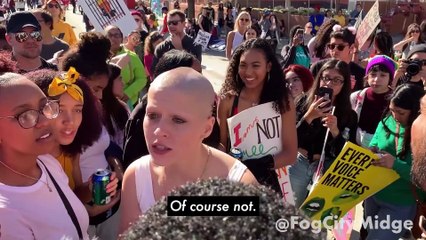 “I’m scared of that hat!” — Feminist has a MAGA hat meltdown at Women’s March [VIDEO]