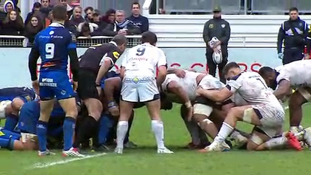 TOP 14 - Essai Peceli YATO (ASM) - Castres - Clermont - J15 - Saison 2018/2019