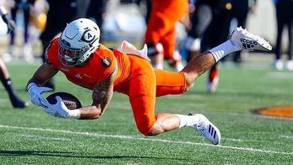 Keelan Doss lays out on impressive grab for first down