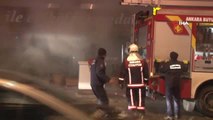 Başkent'te Restoranda Korkutan Yangın