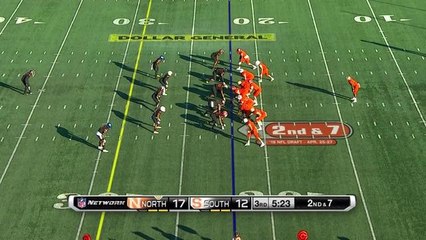 Ryan Finley lays pass over the top to Keelan Doss for 21-yards