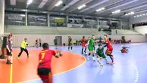 Quelques actions du match Martigues Handball USAM Nîmes