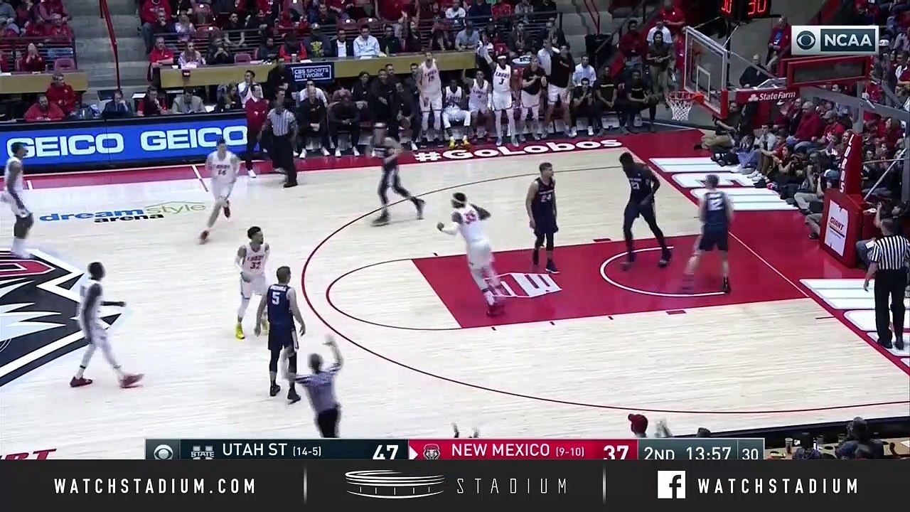 Utah State vs. New Mexico Basketball Highlights (2018-19)