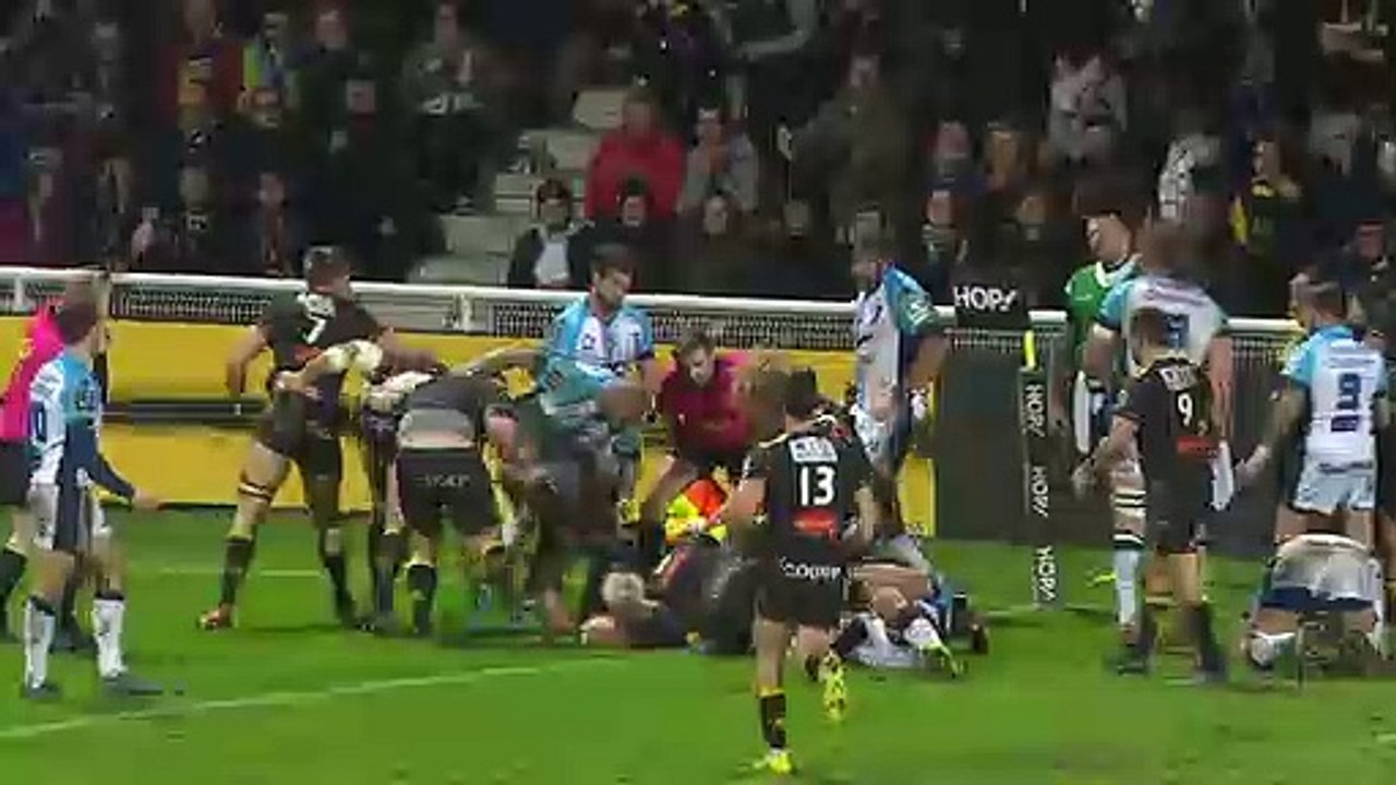 TOP 14 - Essai Romain SAZY (SR) - La Rochelle - Montpellier - J15 - Saison 2018/2019