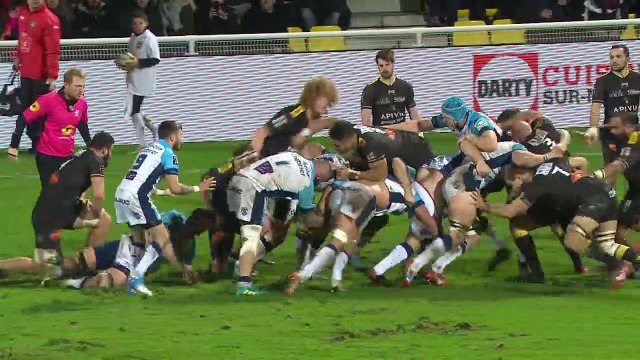 TOP 14 - Essai Jan SERFONTEIN (MHR) - La Rochelle - Montpellier - J15 - Saison 2018/2019