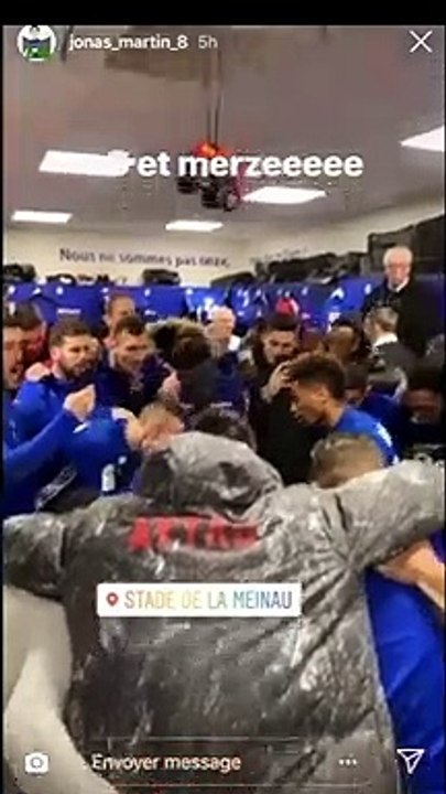 L'ambiance dans le vestiaire après la victoire face à Bordeaux (1-0)