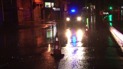 Beyoğlu Tersane caddesinde vinç devrildi: 1 yaralı