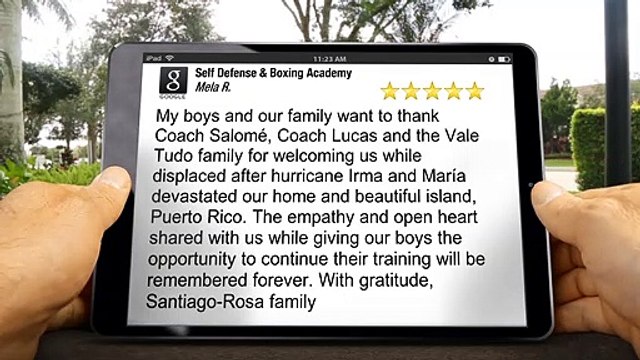 Martial Arts Port St. Lucie Outstanding 5 Star Review by Mela R.