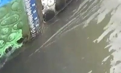 Status Bendung Katulampa Normal, Ketinggian Air 20 Cm
