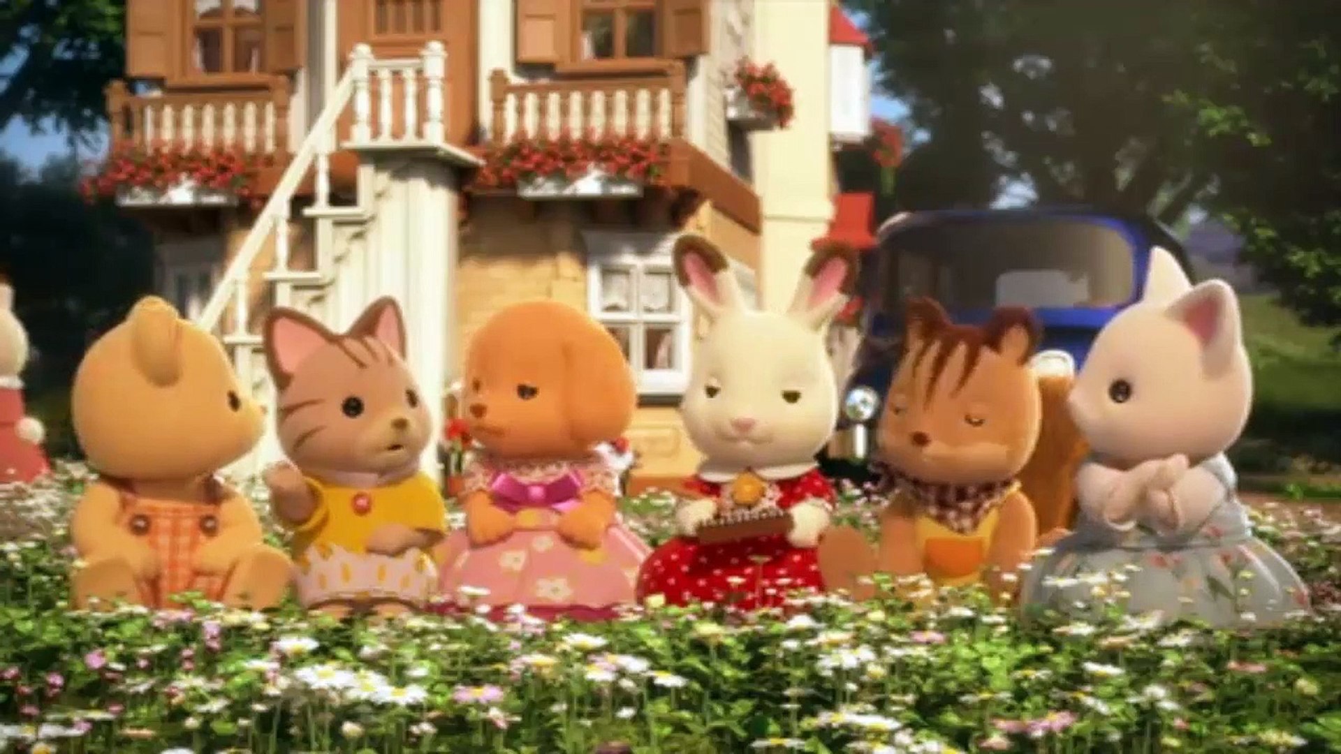 Sylvanian families сильвания фэмили Семья ежиков