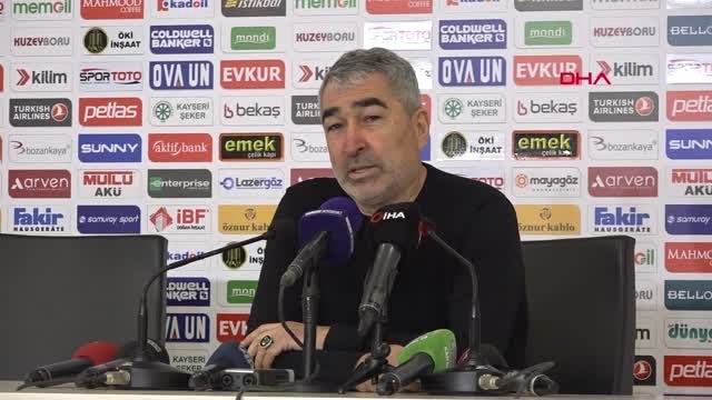 Spor İstikbal Mobilya Kayserispor - Bursaspor Maçının Ardından