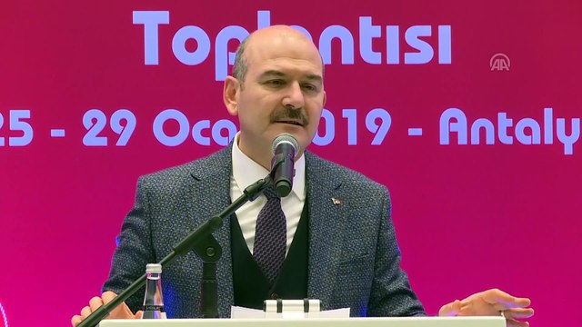 Soylu: '(Uyuşturucu)Bizim tek başımıza yakaladığımız miktar ise 2017 yılında 15 ton, 2018 yılında ise 17,9 tondur' - ANTALYA