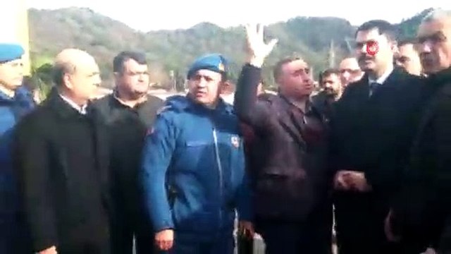 Çevre ve Şehircilik Bakanı Murat Kurum Buse'nin arandığı noktada