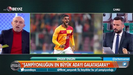 Sinan Engin şampiyon adayını açıkladı!