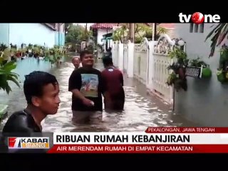 Ribuan Rumah di Pekalongan Terendam Banjir