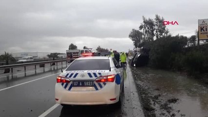 Antalya Bakan Soylu'nun Koruma Ekibi Kaza Yaptı-