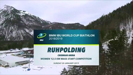 CdM biathlon - mass-start F de Ruhpolding, 20 janvier 2019