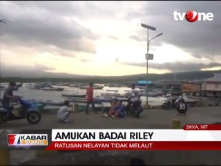 Amukan Badai Riley, Ratusan Nelayan Tidak Bisa Melaut
