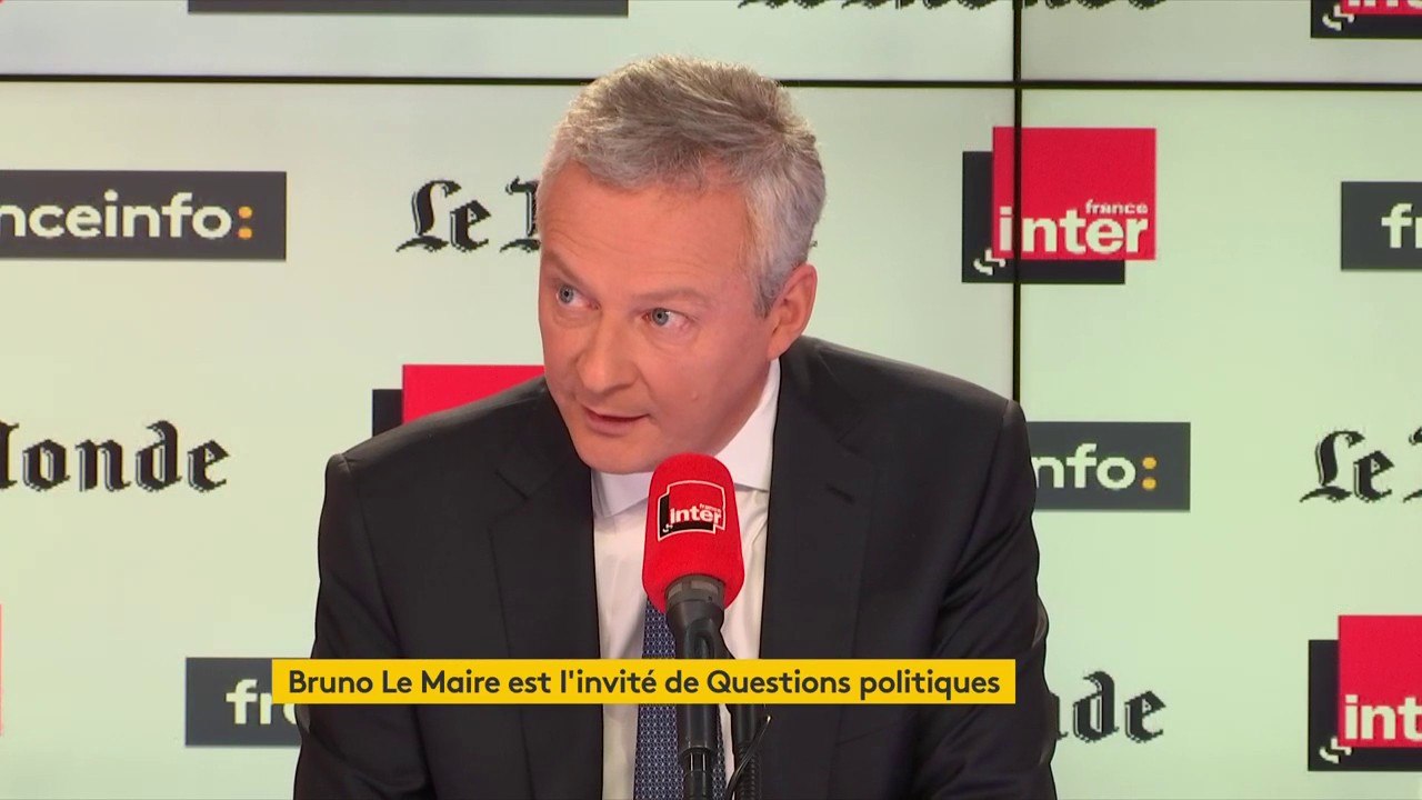 Bruno Le Maire : "Le capitalisme des inégalités est mort, il ne nous mènera nulle part. Il est injuste moralement et je pense en plus qu’il est inefficace économiquement"