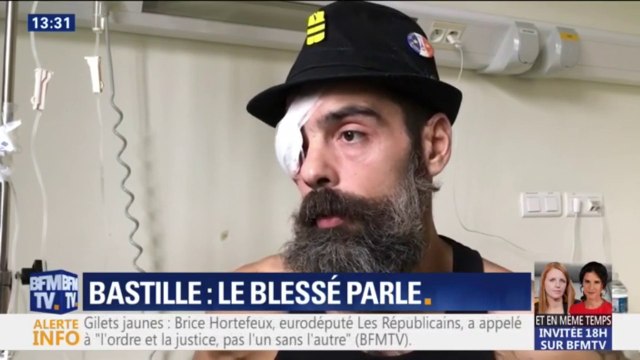 Jérôme Rodrigues témoigne à BFMTV: J'ai été visé délibérément