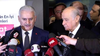 Binali Yıldırım: 'Genel Başkan'ın (MHP Genel Başkanı Bahçeli) ziyareti cumhur ittifakına güç vermiştir' - İSTANBUL