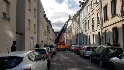 Mulhouse : incendie rue des Merles