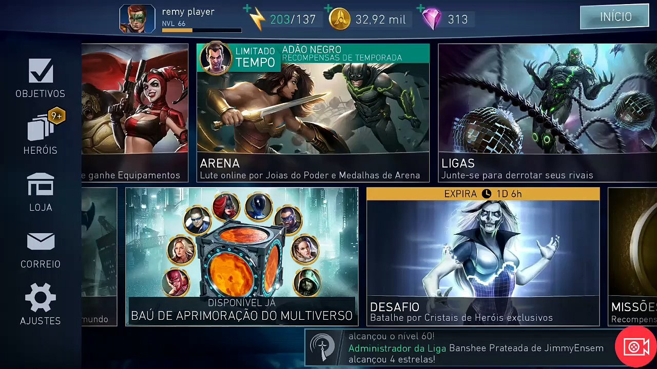 Injustice 2 (modo arena)
