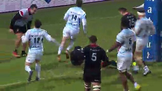 TOP 14 - Essai Noa NAKAITACI (LOU) - Lyon - Racing 92 - J15 - Saison 2018/2019